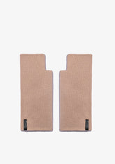 D.franklin Nordic TRK Knitted Fingerless Gloves Khaki