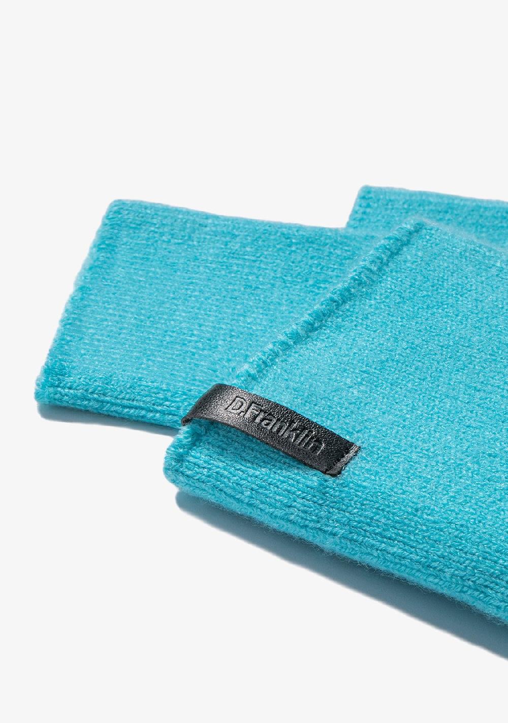 D.franklin Nordic TRK Knitted Fingerless Gloves Teal