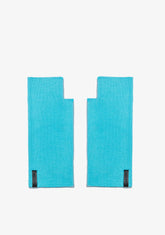 D.franklin Nordic TRK Knitted Fingerless Gloves Teal