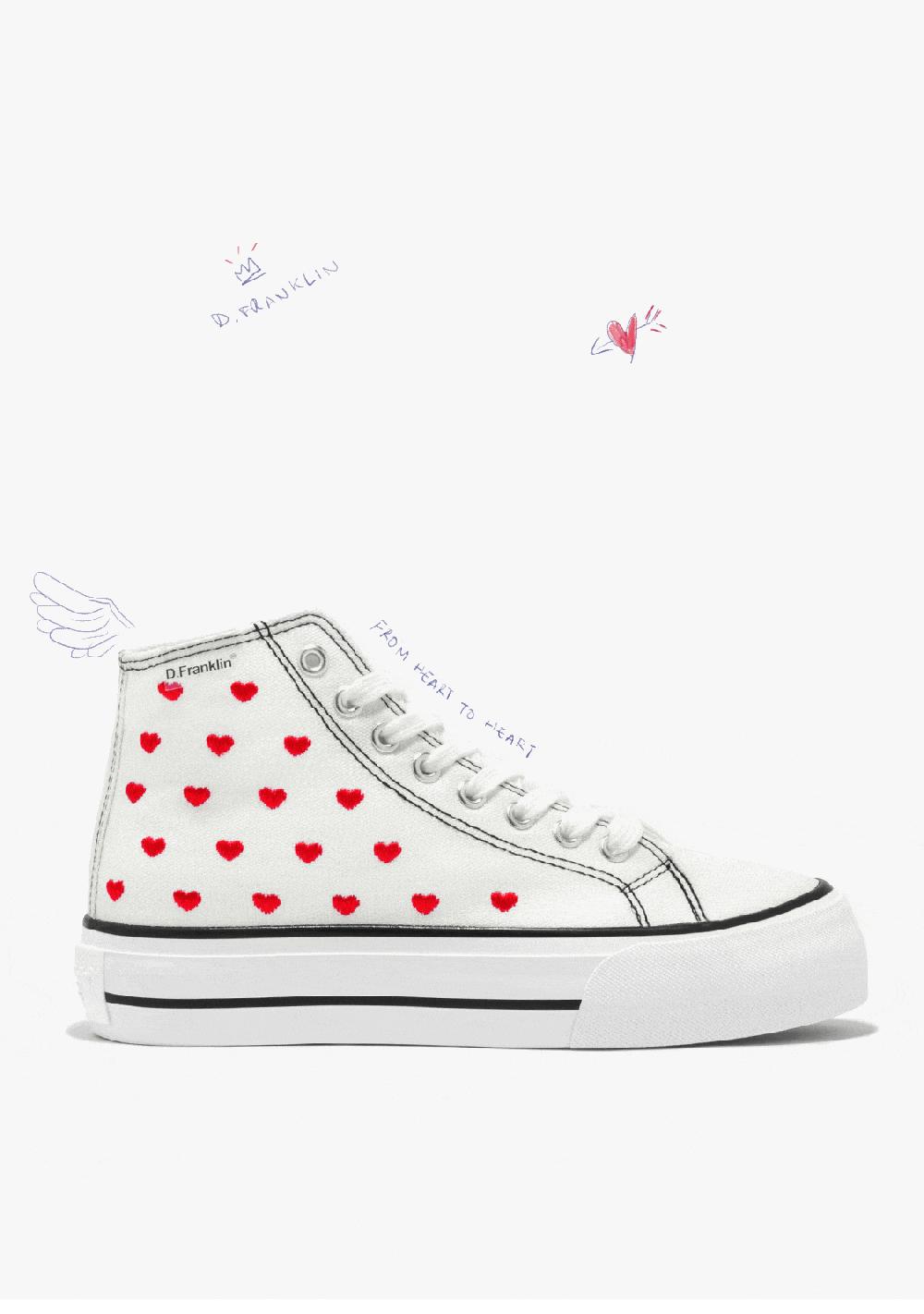 D.franklin One Way Love Heart / White Special Edition