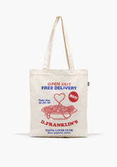 D.franklin Pasta Lover Tote Bag Natural - Limited Edition