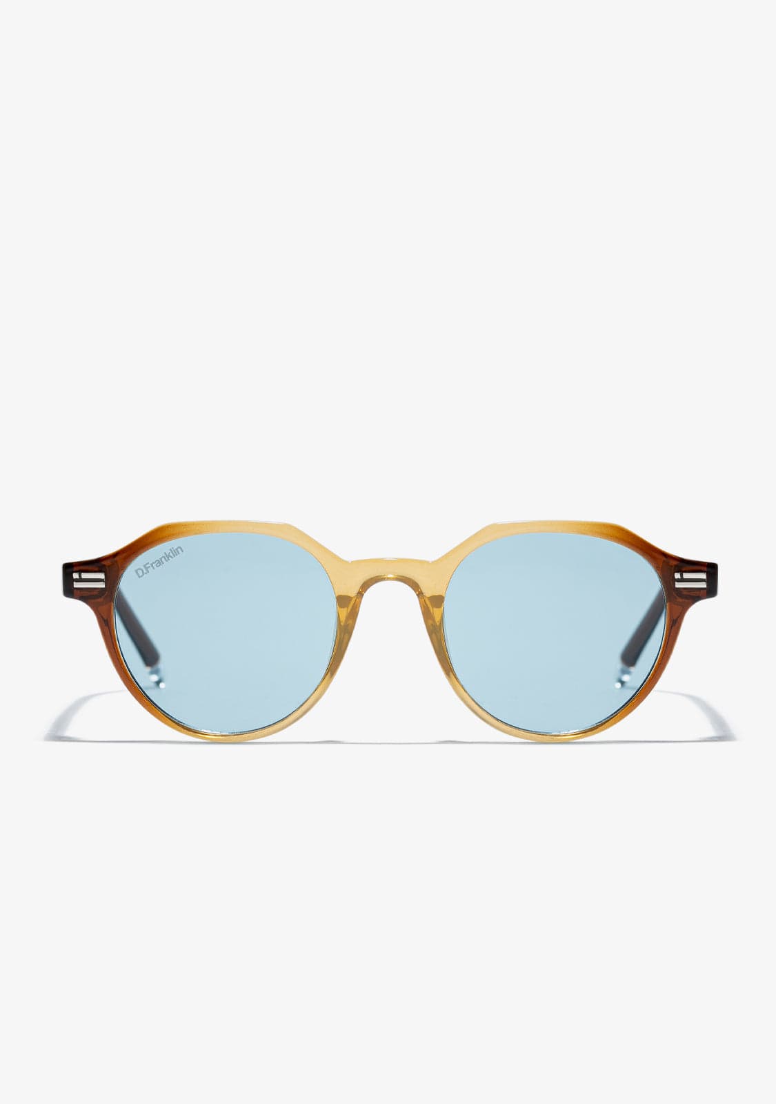 D.franklin Ultra Light S Round Trans Brown / Trans Blue