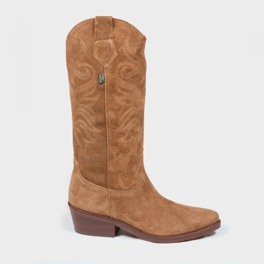 Dakota Boots Bota Cowboy Mujer DKT 622 Capuccino