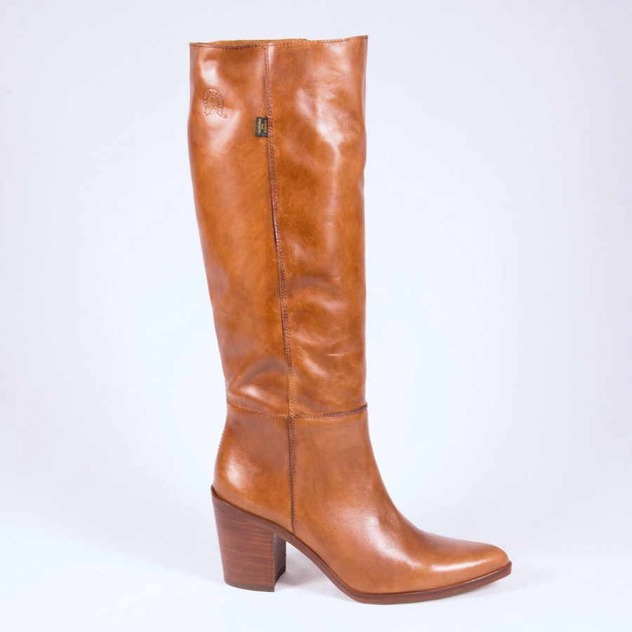 Dakota Boots Bota Mujer Alta Cowboy DKT 22 Cuero