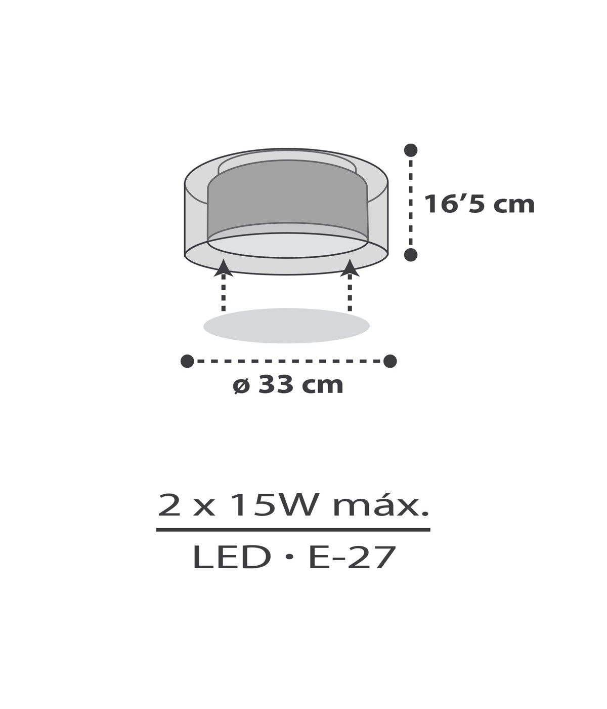 Dalber Aplique De Pared Infantil Baby Dreams Corazón Rosa