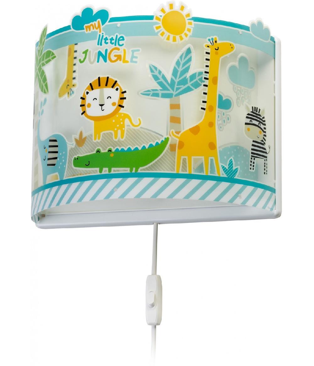 Dalber Aplique de pared infantil My Little Jungle Animeles Jungla