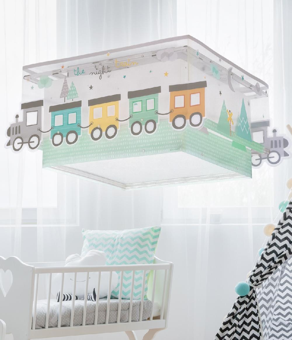 Dalber Aplique de pared infantil Panda azul