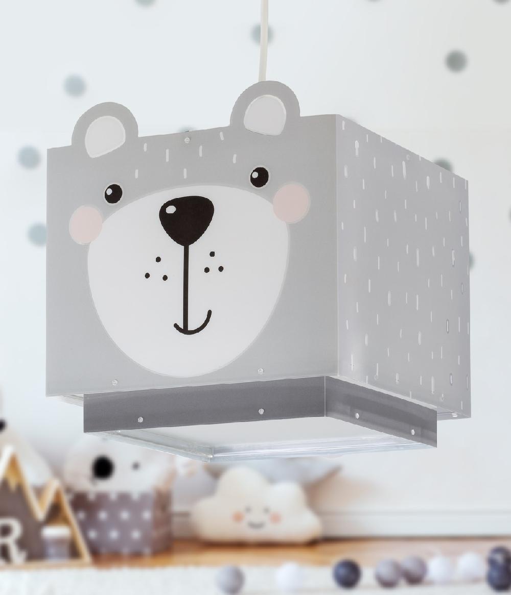 Dalber Lámpara de mesa infantil Baby Jungle animales bosque azul