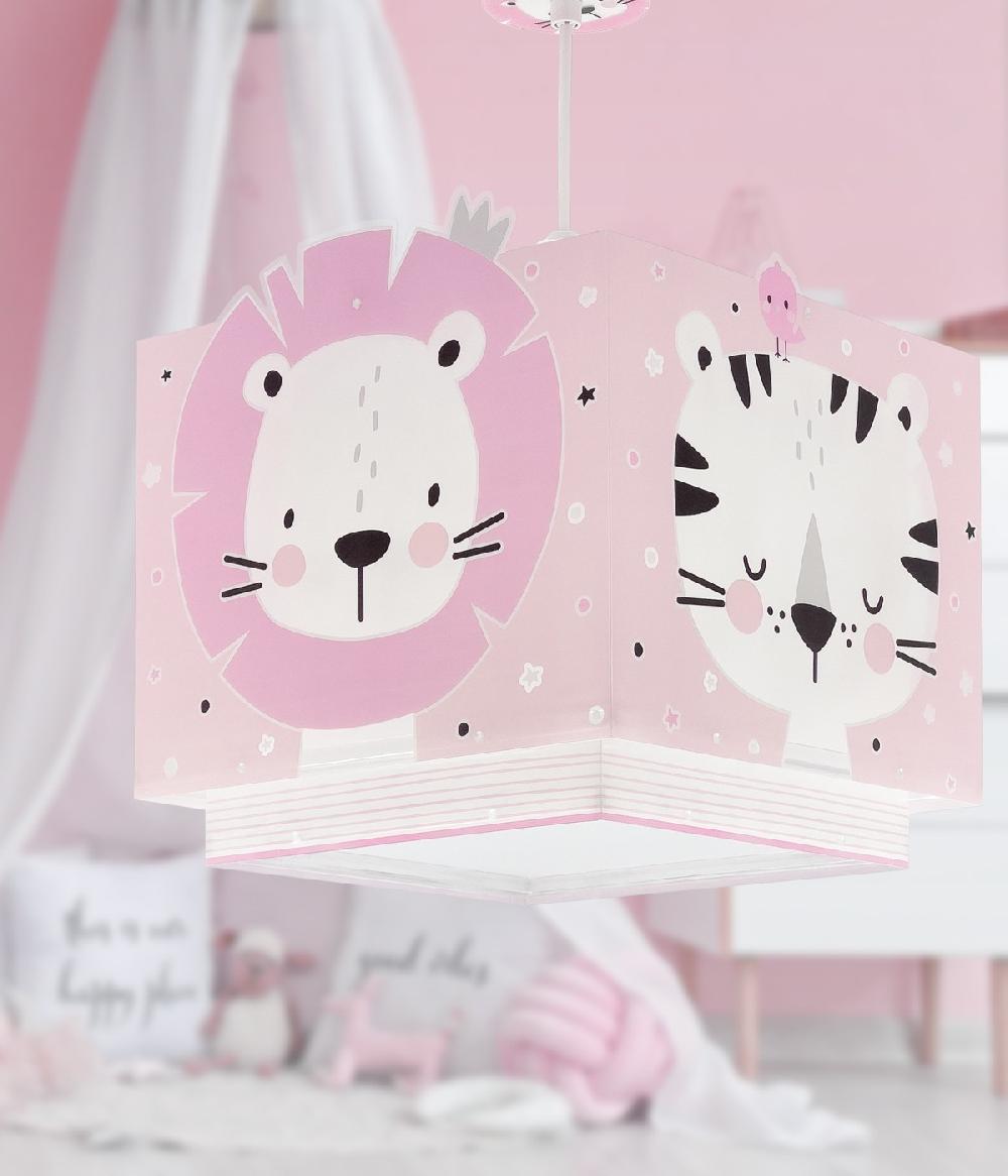 Dalber Lámpara de mesa infantil Sweet Love Cisnes Verde