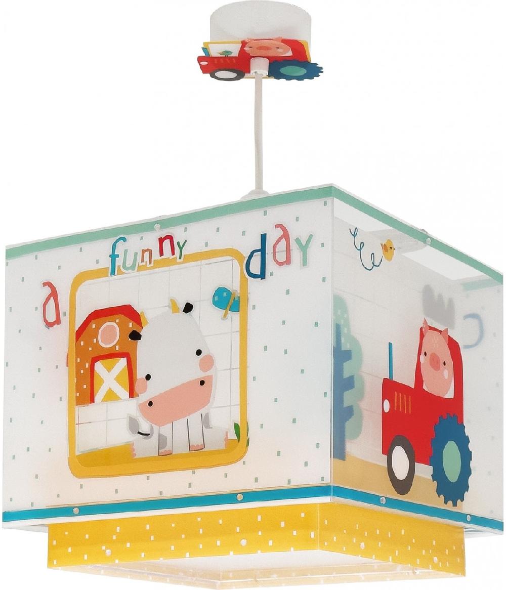 Dalber Lámpara De Techo Infantil Baby Dreams Corazón Rosa