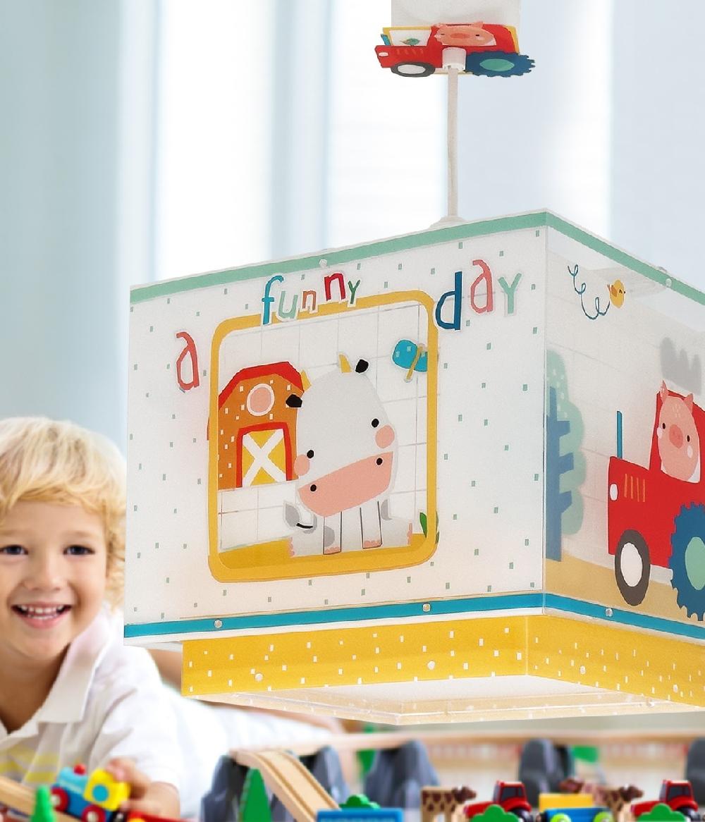 Dalber Lámpara de techo infantil Baby Dreams Corazón rosa