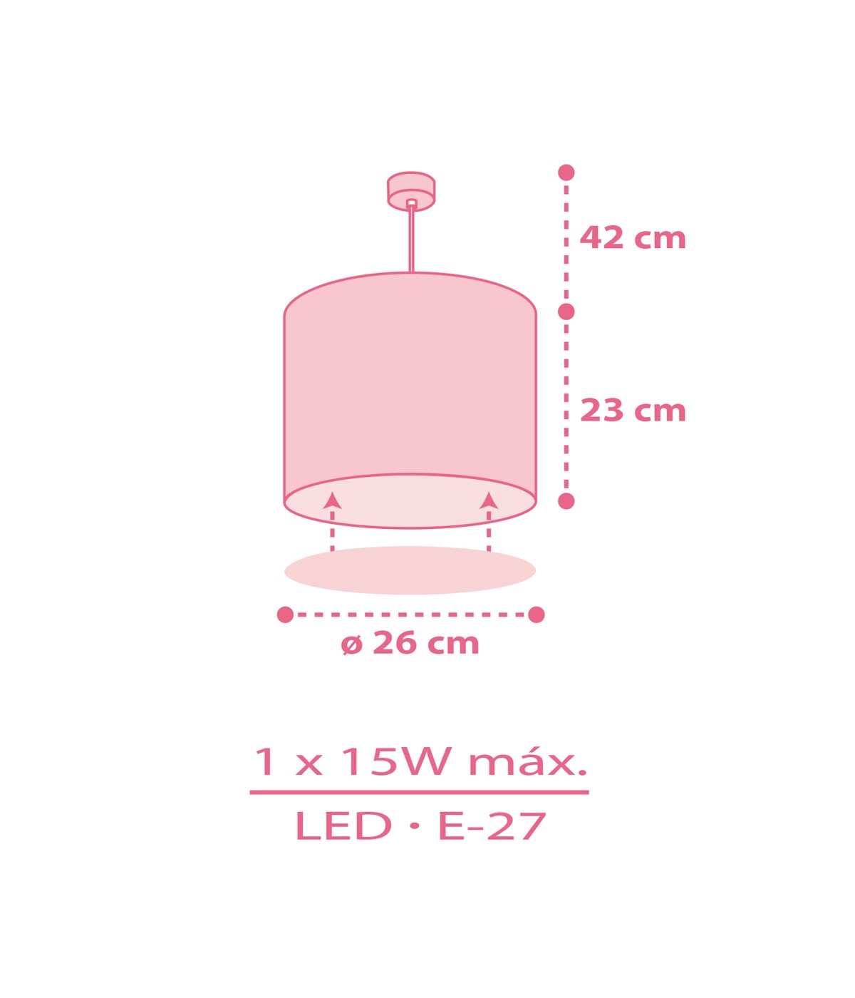 Dalber Lámpara De Techo Infantil Hello Little Animales Bosque