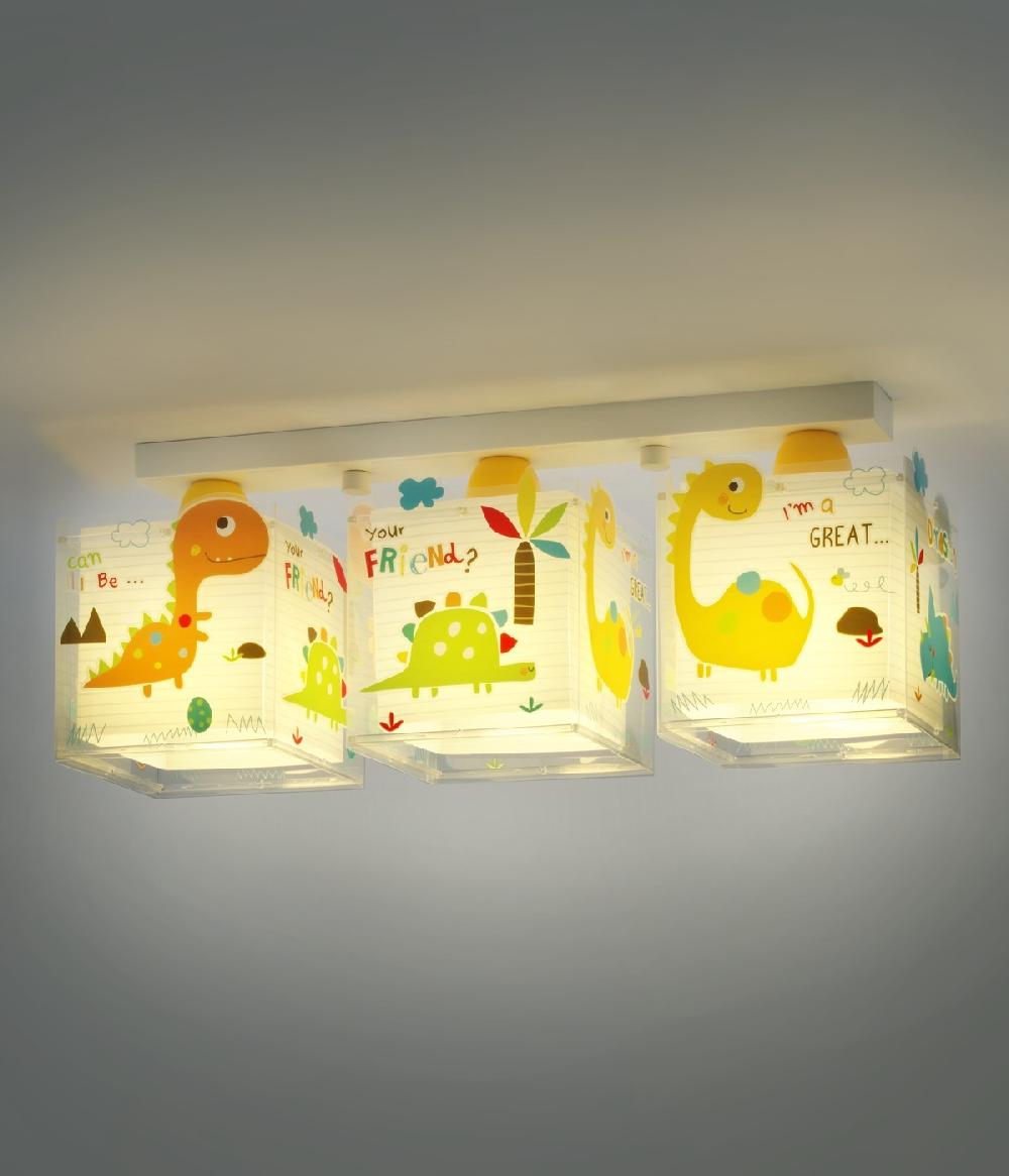 Dalber Plafón De Techo 3 Luces Infantil Mermaids Sirenas