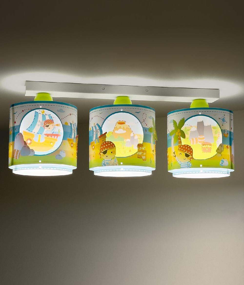 Dalber Plafón Infantil Moonlight Luna Y Estrellas Gris