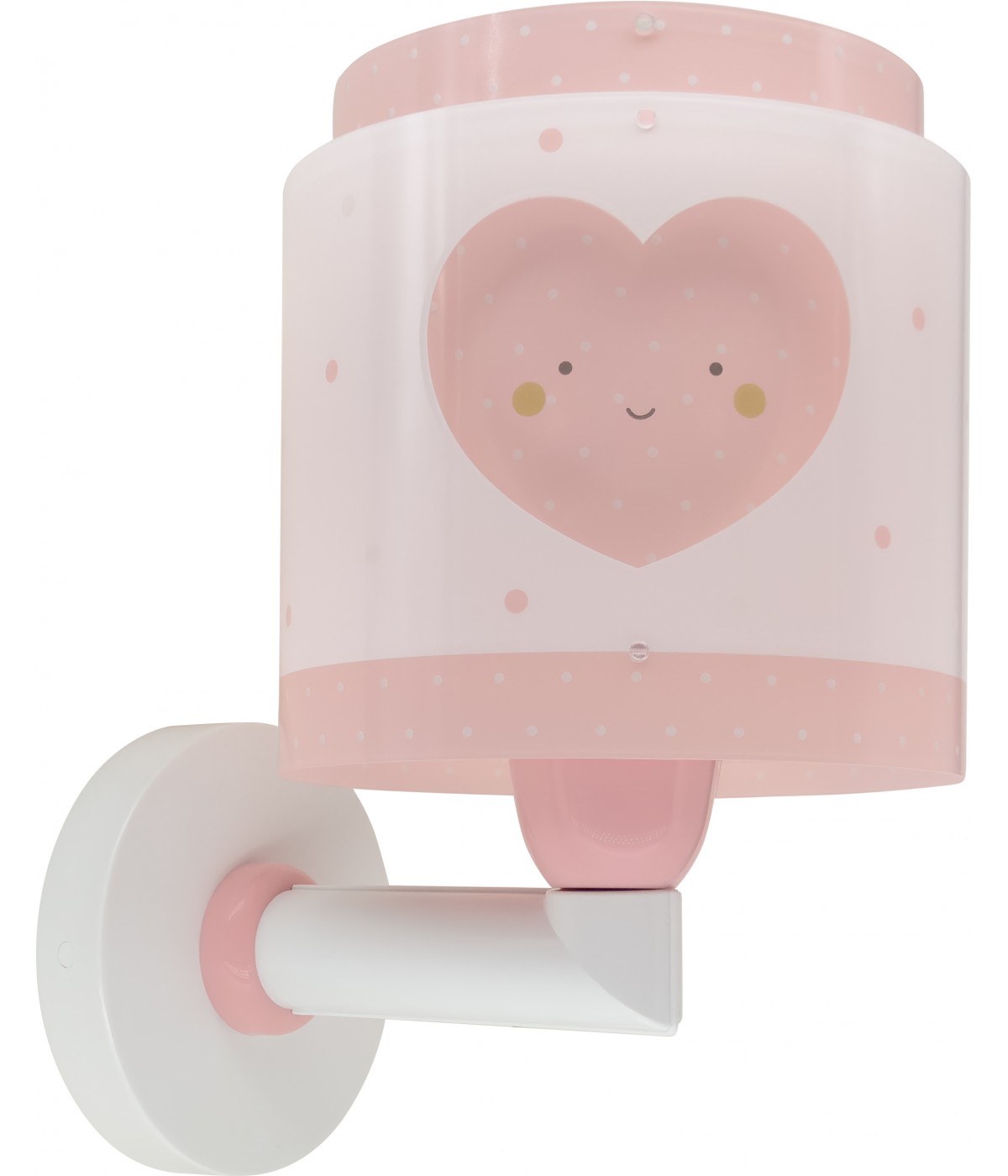 Dansi Aplique De Pared Infantil Baby Dreams Corazón Rosa