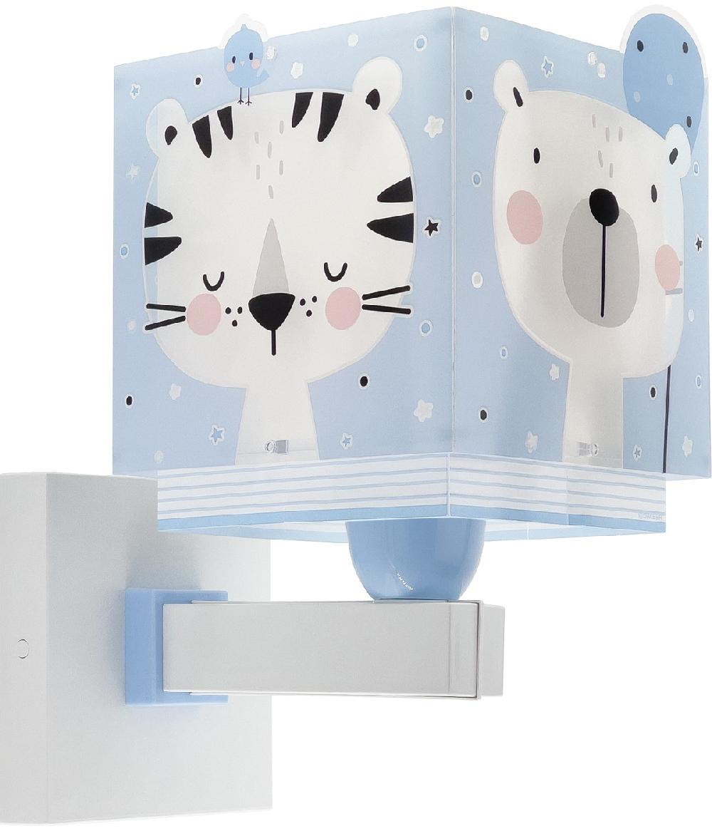 Dansi Aplique De Pared Infantil Baby Jungle Animales Bosque Azul