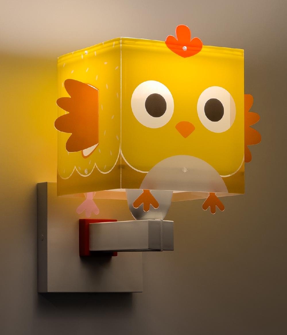 Dansi Aplique De Pared Infantil Little Chicken Pequeña Gallina