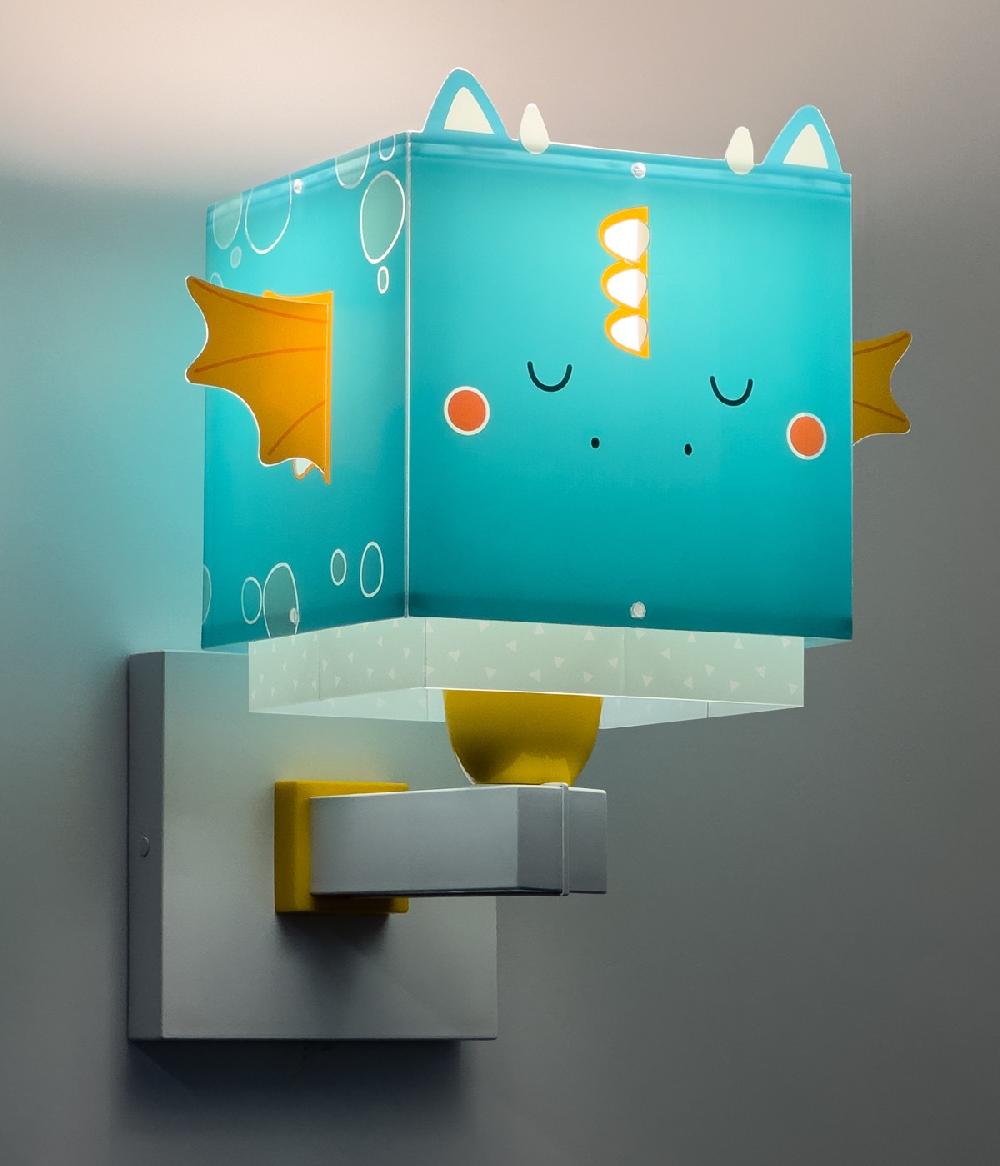 Dansi Aplique De Pared Infantil Little Dragon Pequeño Dragón