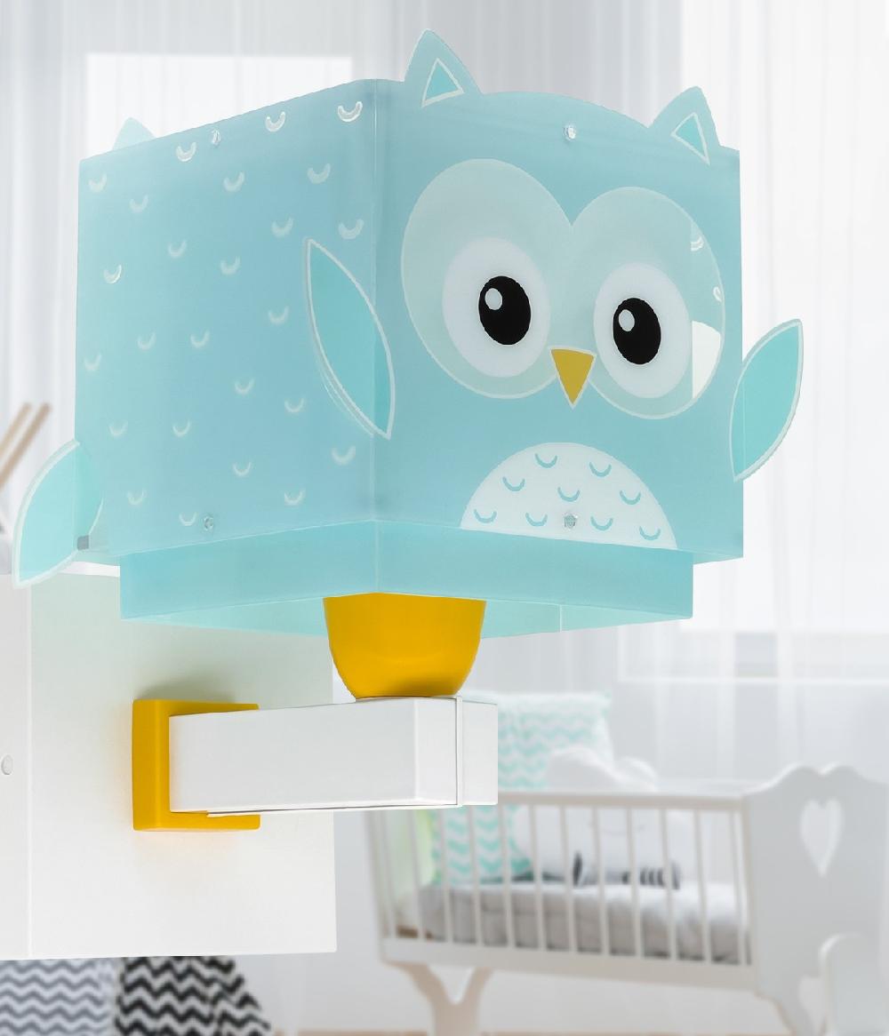 Dansi Aplique de pared infantil Little Owl Pequeño Búho