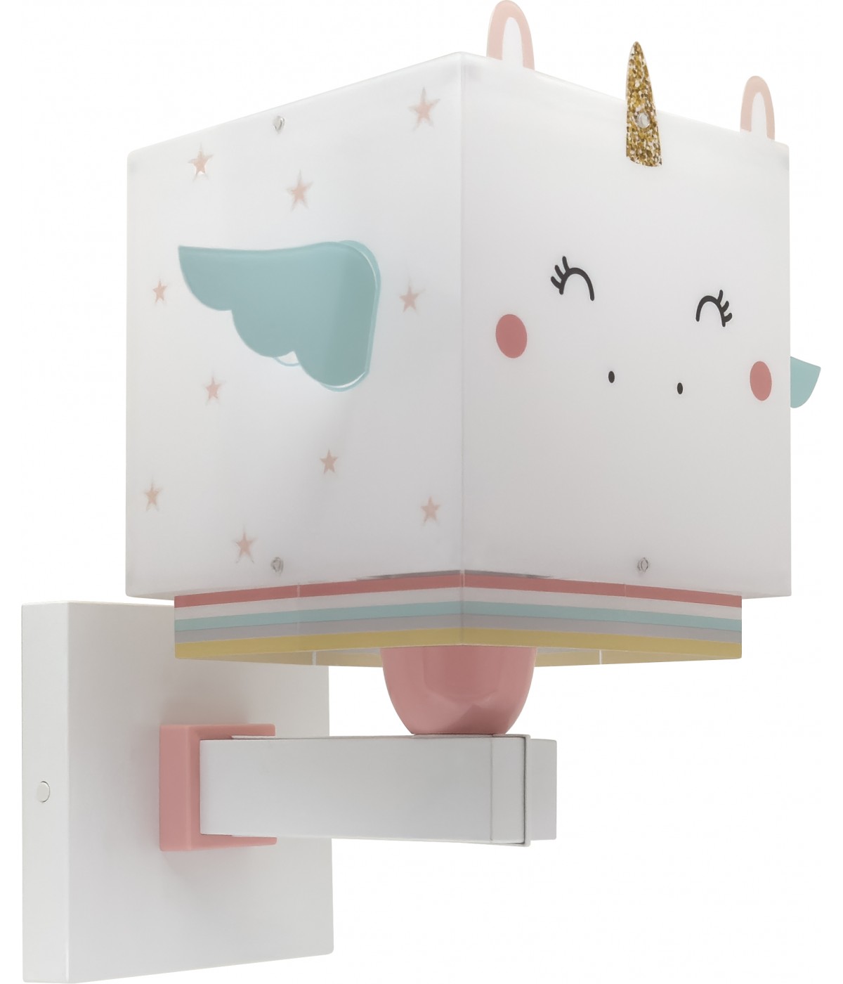Dansi Aplique De Pared Infantil Little Unicorn Pequeño Unicornio