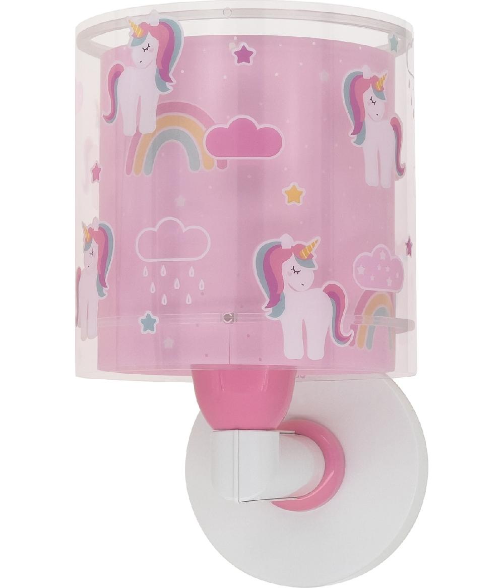 Dansi Aplique De Pared Infantil Unicorns Unicornios