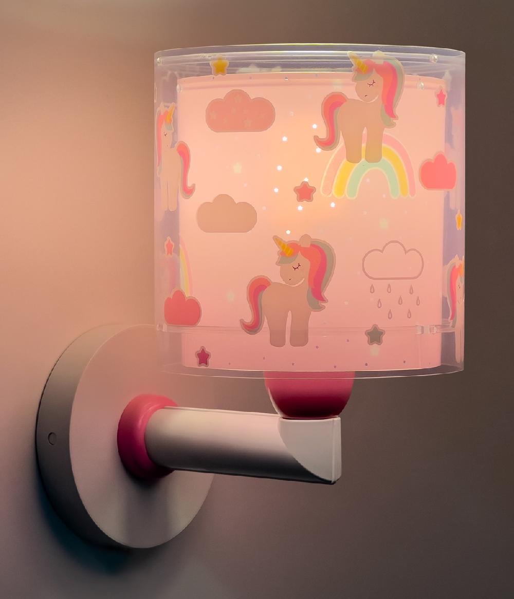 Dansi Aplique De Pared Infantil Unicorns Unicornios