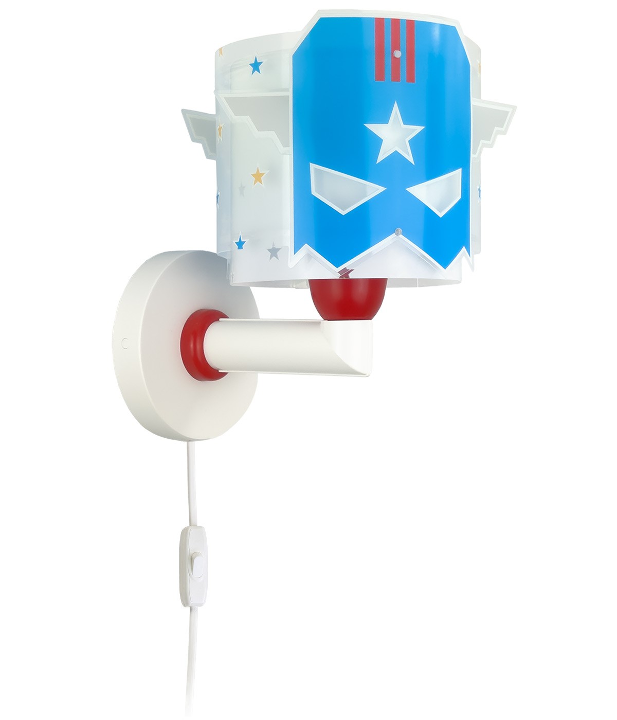 Dansi Aplique De Pared Infantil Blue Hero