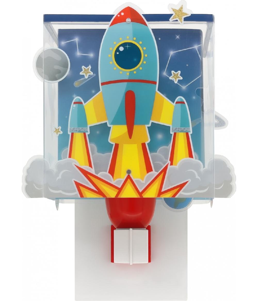 Dansi Aplique De Pared Infantil Cohete Rocket