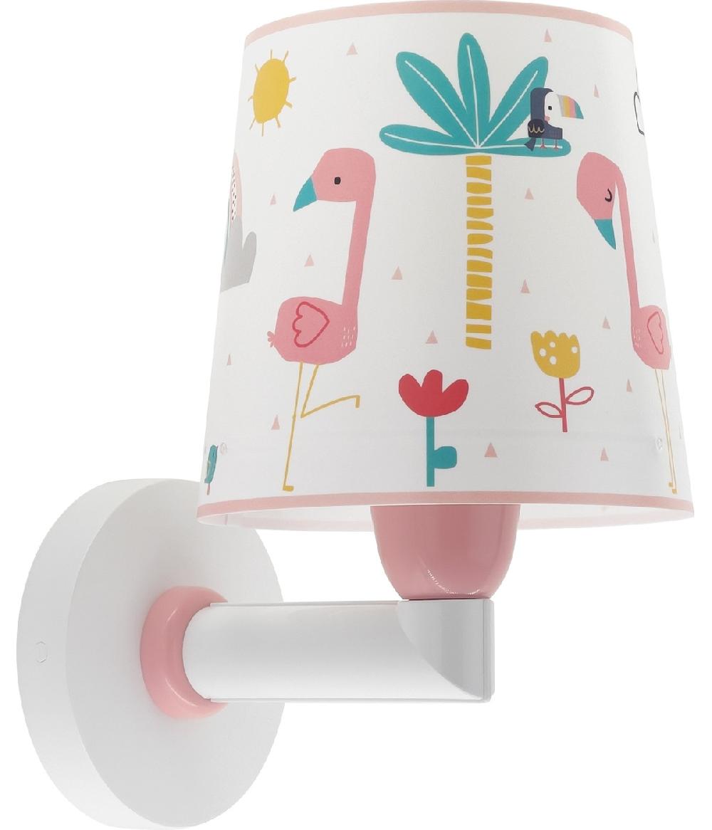 Dansi Aplique De Pared Infantil Flamingo Flamenco