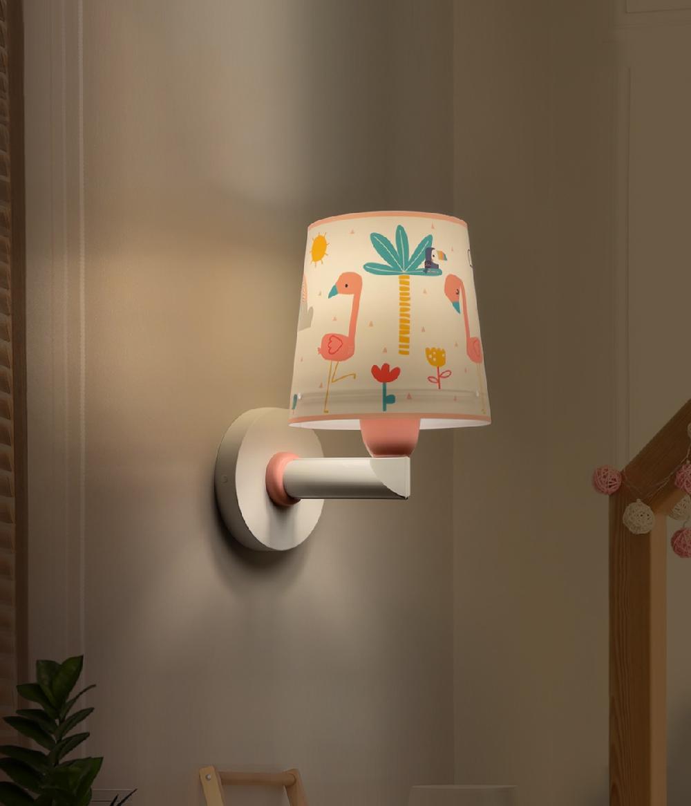 Dansi Aplique de pared infantil Flamingo Flamenco