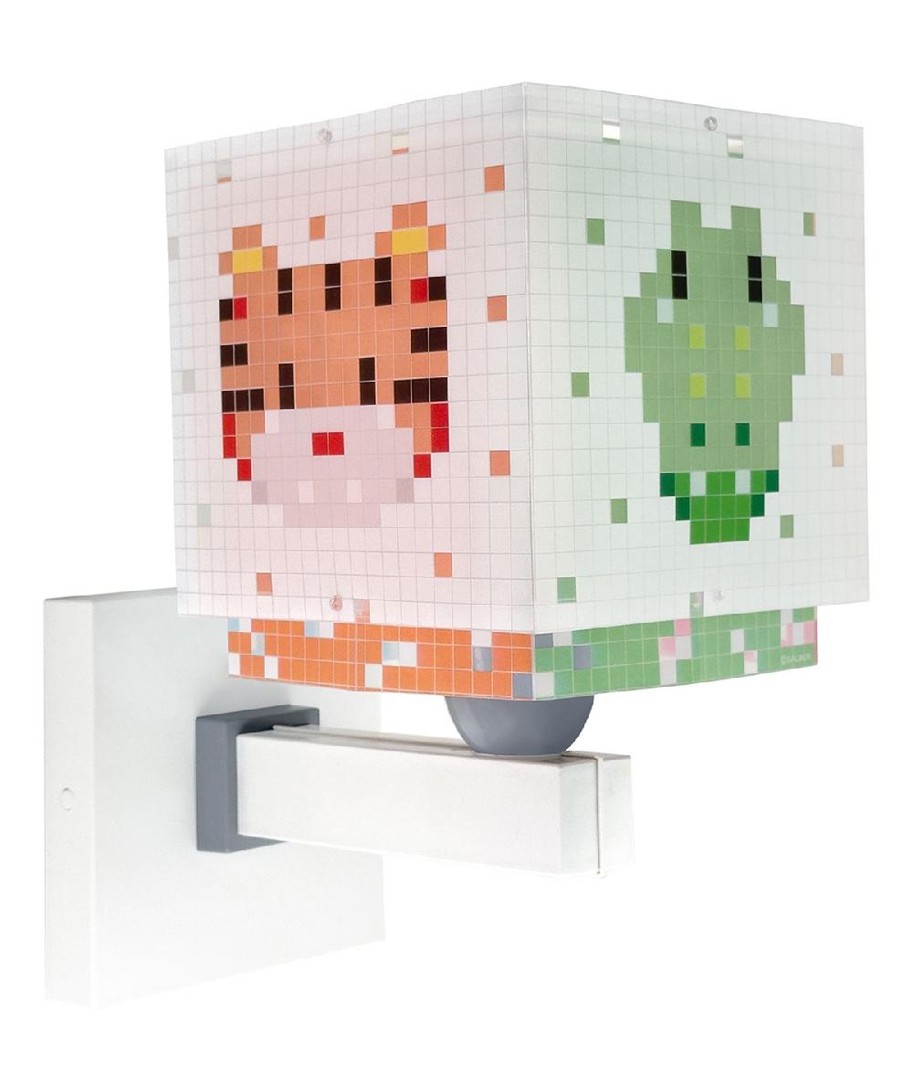 Dansi Aplique De Pared Infantil Little Pixel