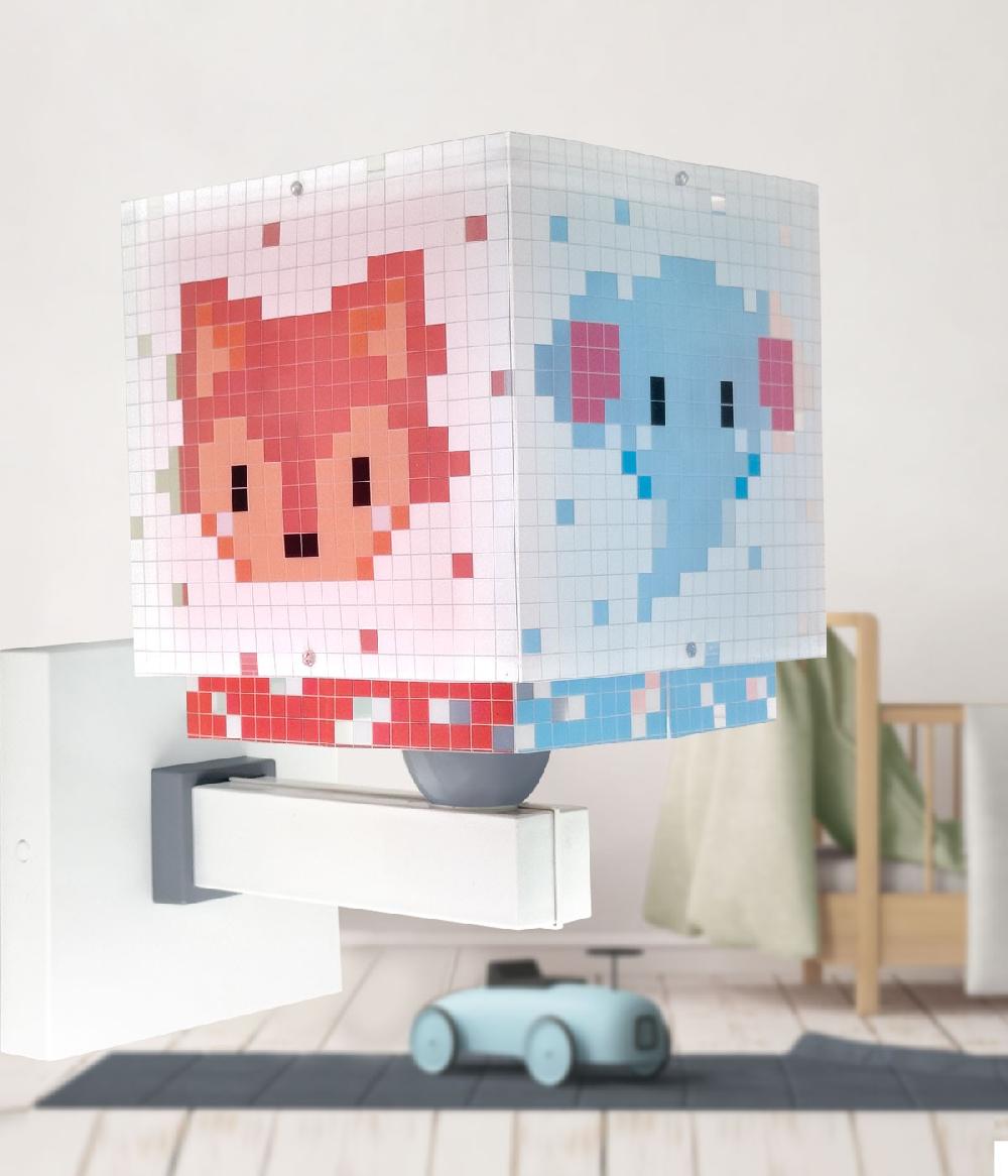Dansi Aplique de pared infantil Little Pixel