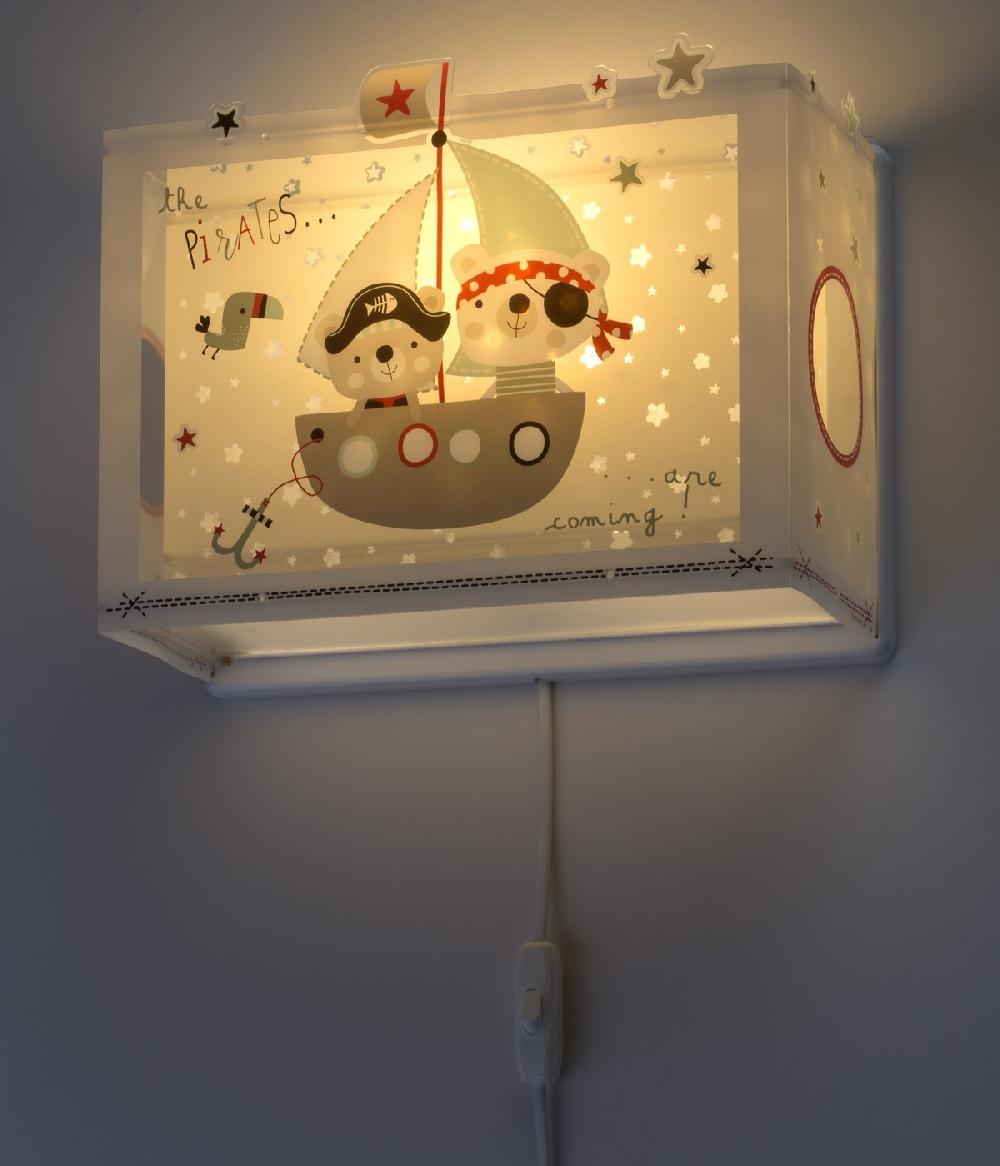 Dansi Aplique De Pared Infantil The Piratas