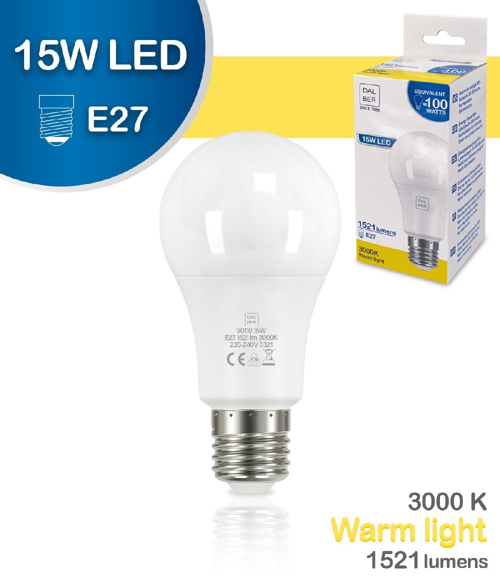 Dansi Bombilla LED E27 15W 3000k Cálida