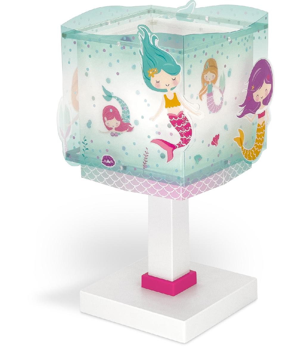 Dansi Lámpara De Mesa Infantil Mermaids Sirenas