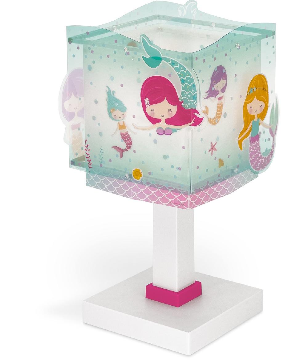 Dansi Lámpara De Mesa Infantil Mermaids Sirenas