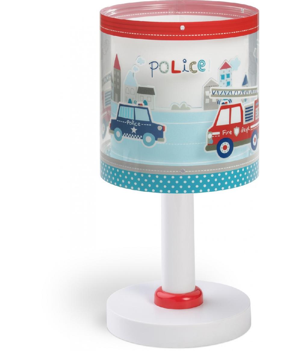 Dansi Lámpara De Mesa Infantil Policia Y Bomberos