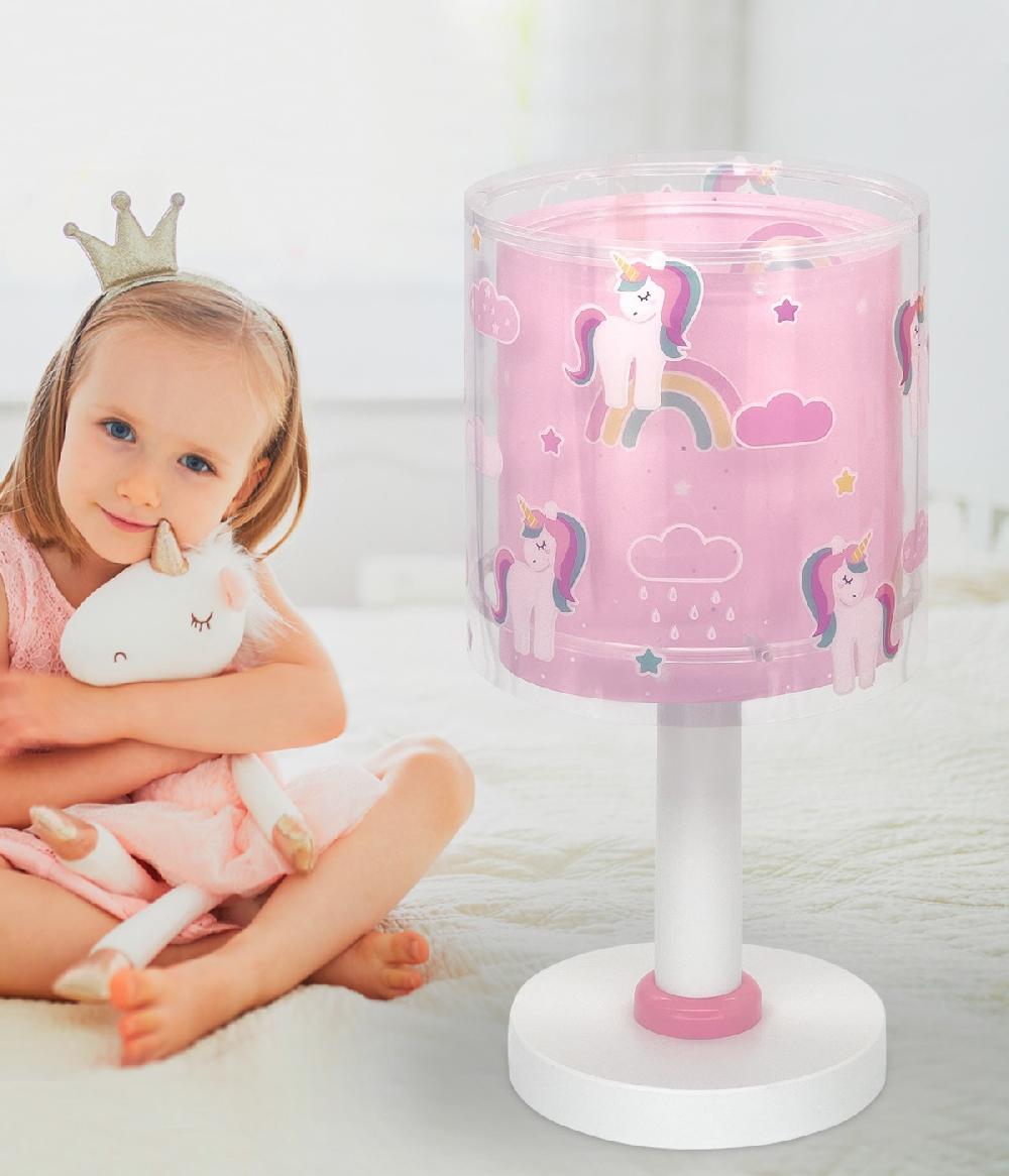 Dansi Lámpara de mesa infantil Unicorns Unicornios