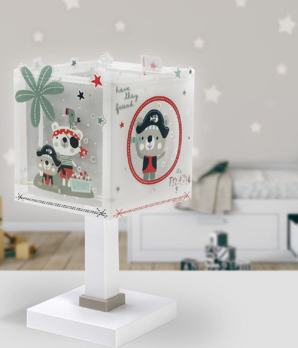 Dansi Lámpara de mesita infantil The Piratas