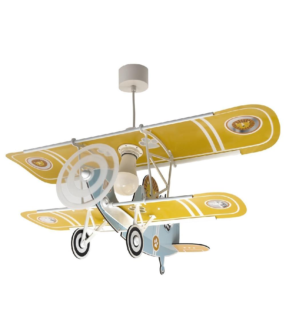 Dansi Lámpara De Techo Infantil Avión Pequeño León
