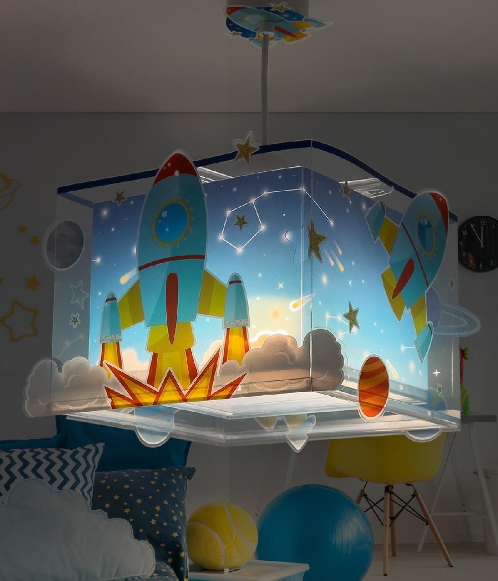Dansi Lámpara de techo infantil Cohete Rocket