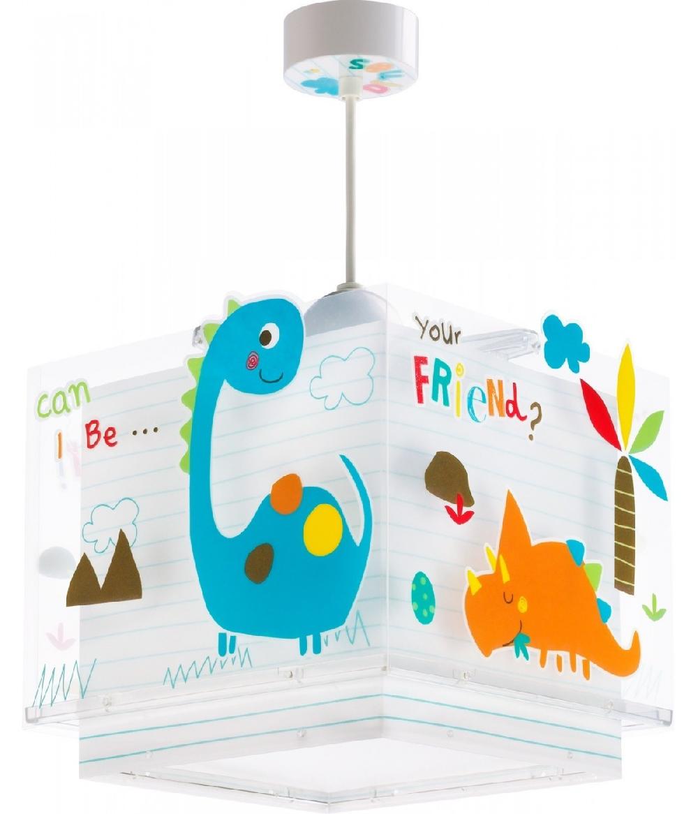 Dansi Lámpara De Techo Infantil Dinos Dinosaurios