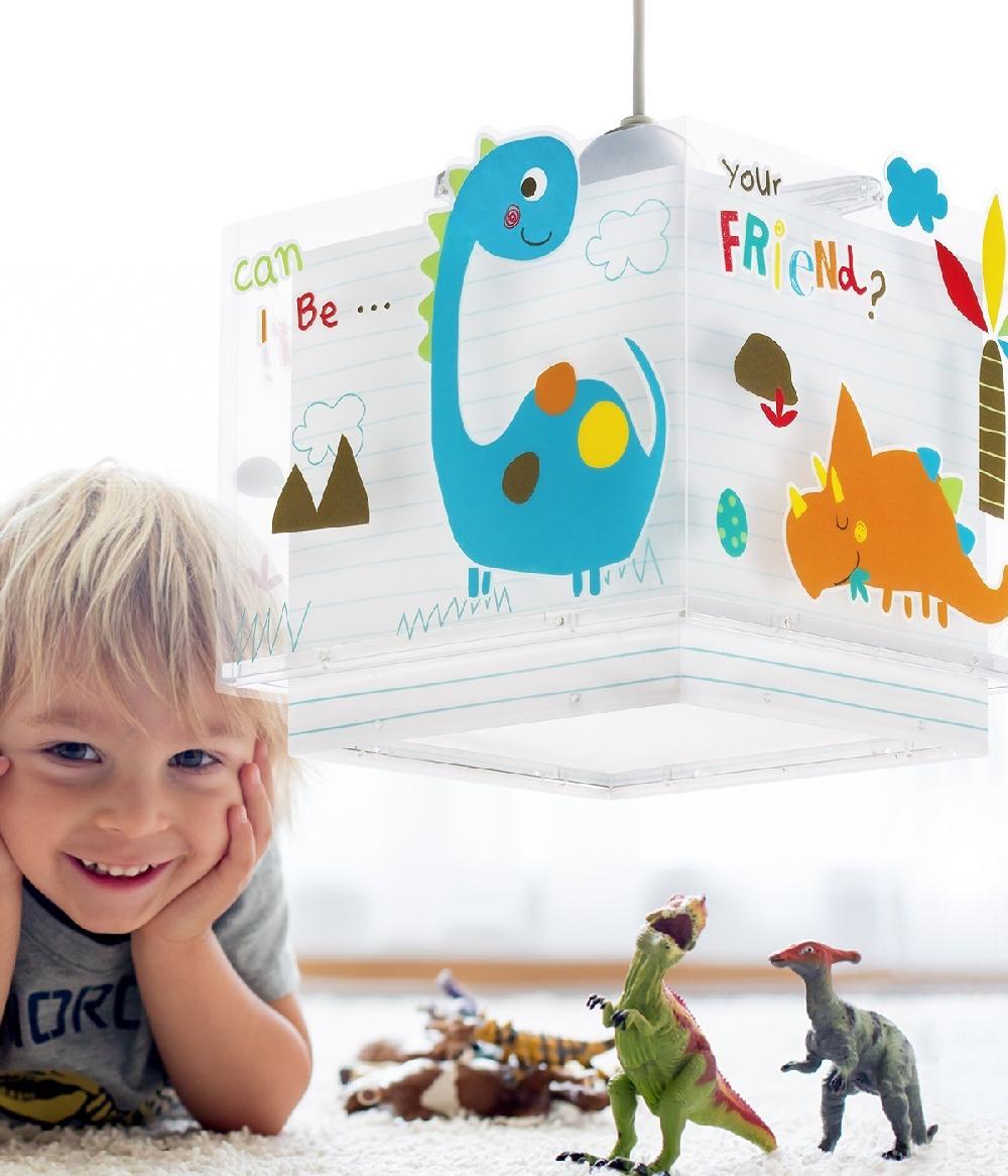 Dansi Lámpara de techo infantil Dinos Dinosaurios
