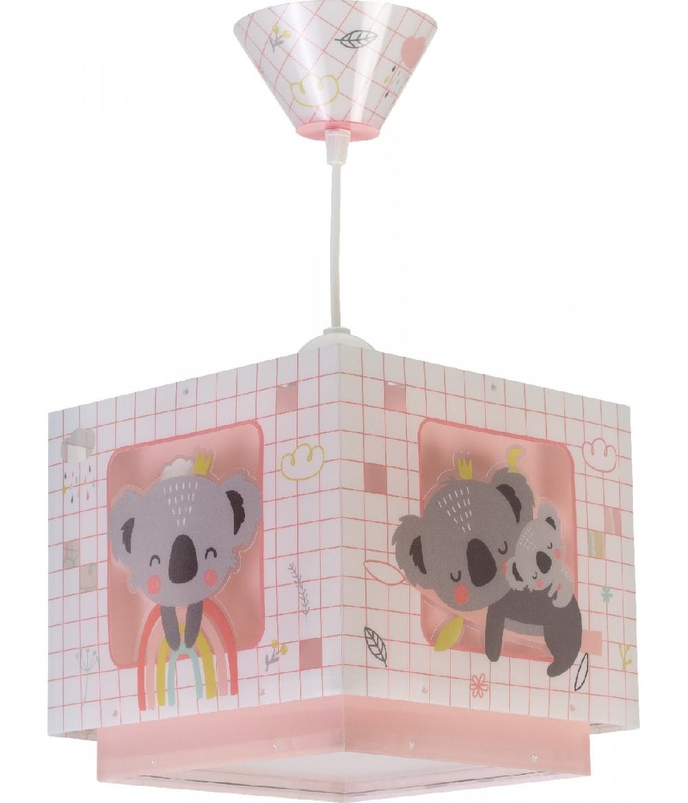 Dansi Lámpara De Techo Infantil Koala Rosa