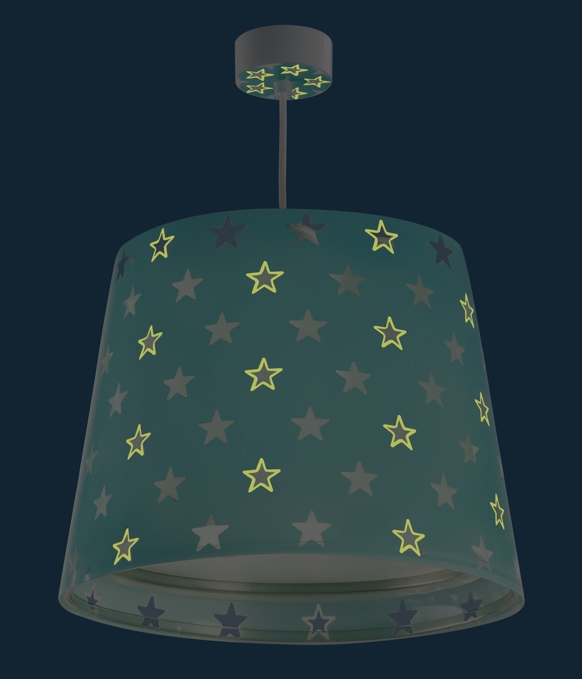 Dansi Lámpara De Techo Stars Estrellas Verde