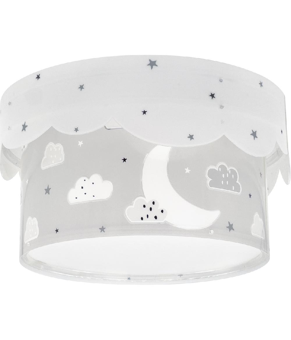 Dansi Plafón Infantil Moon Luna Gris
