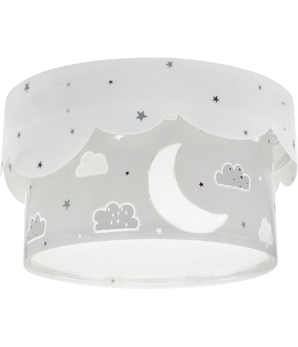 Dansi Plafón infantil Moon Luna gris