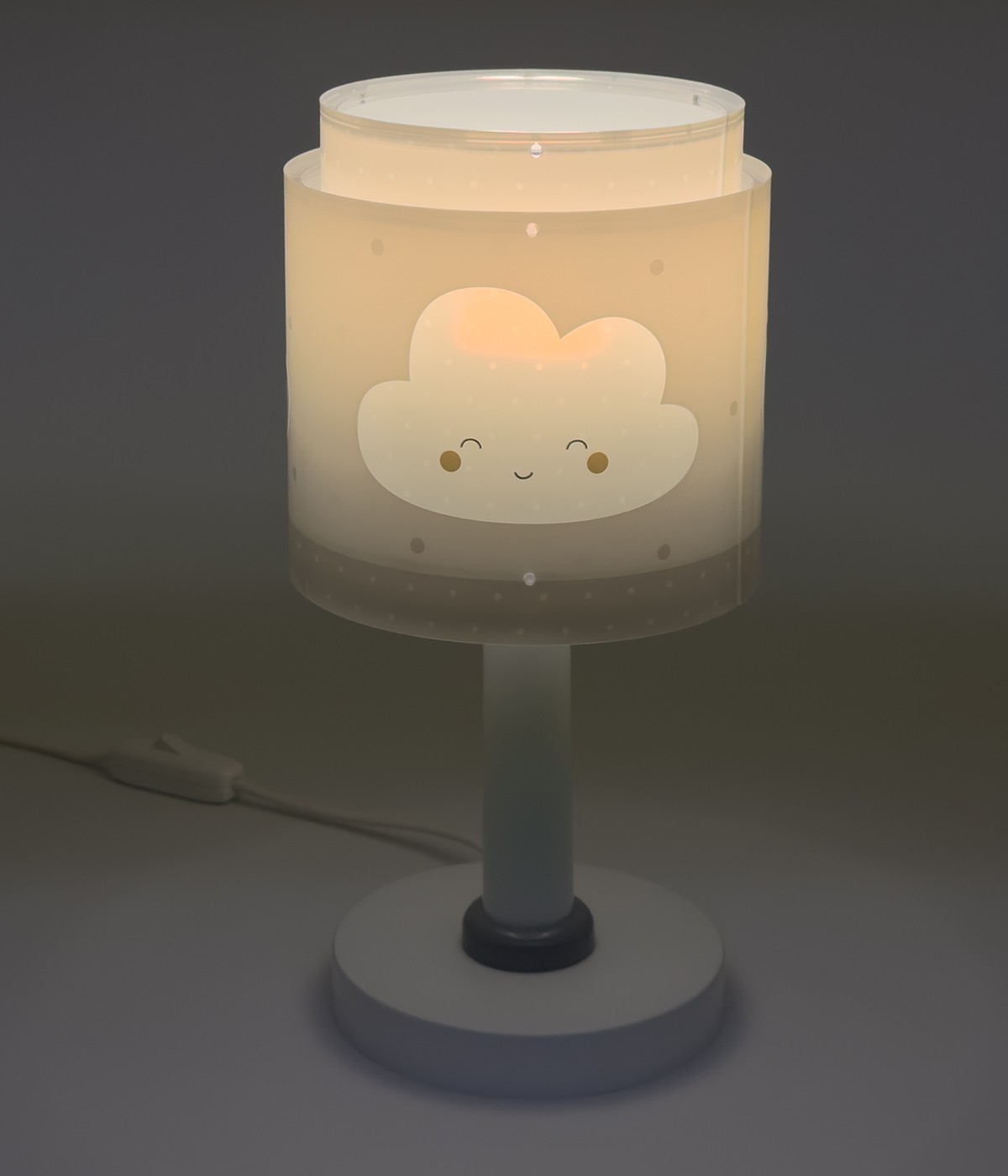 Dansi Lámpara De Mesa Infantil Baby Dreams Nube Gris