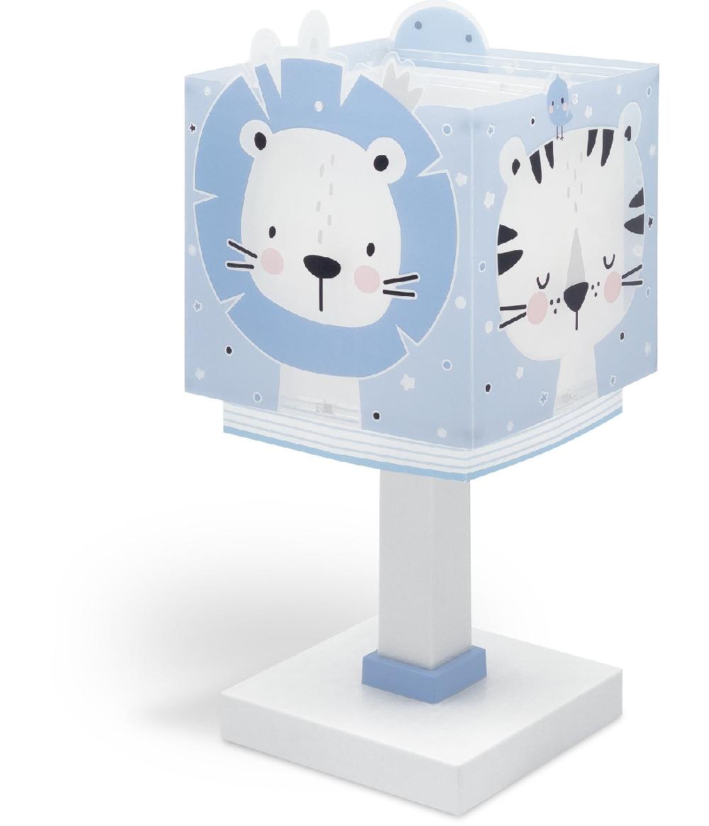 Dansi Lámpara De Mesa Infantil Baby Jungle Animales Bosque Azul