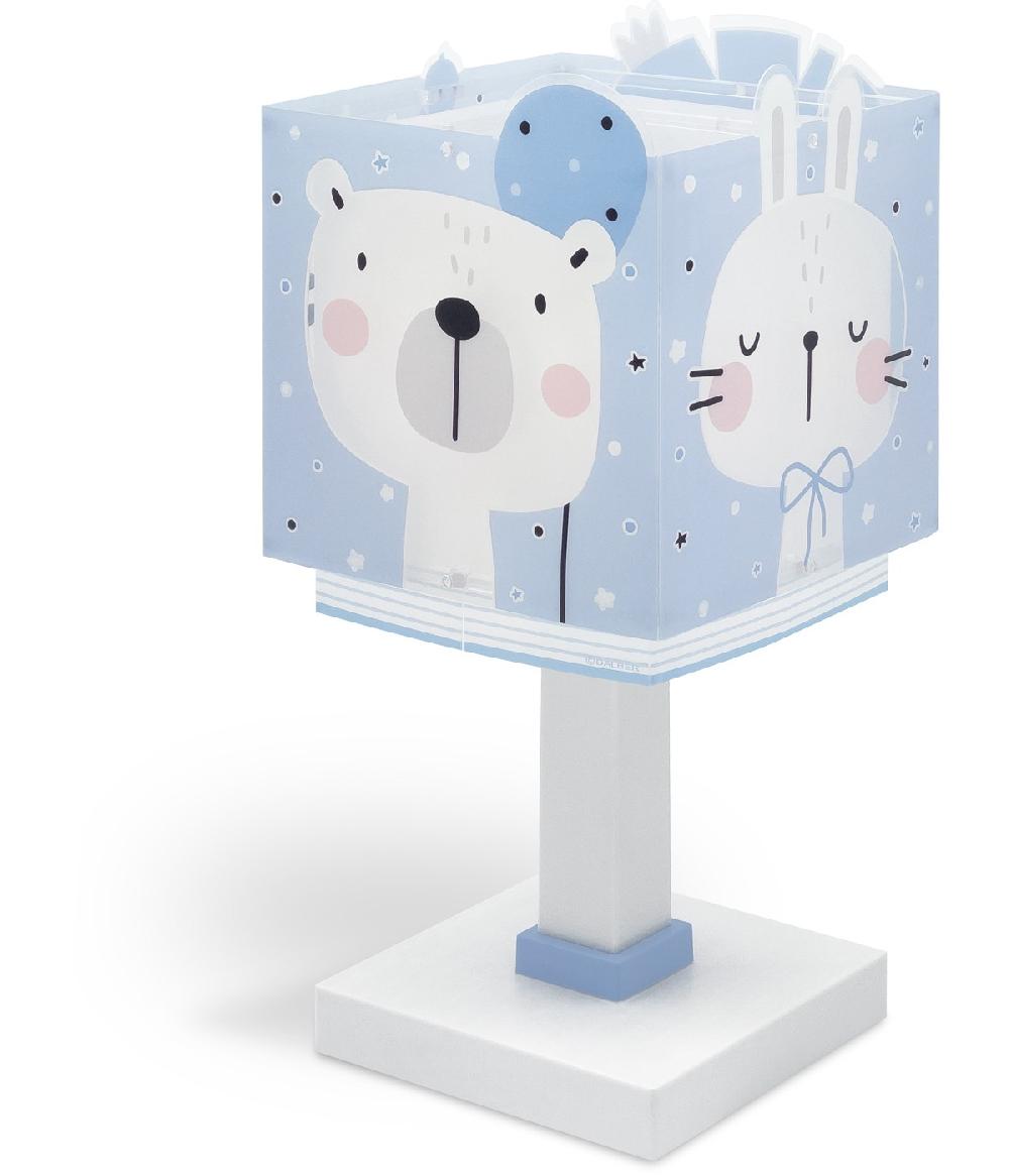 Dansi Lámpara De Mesa Infantil Baby Jungle Animales Bosque Azul